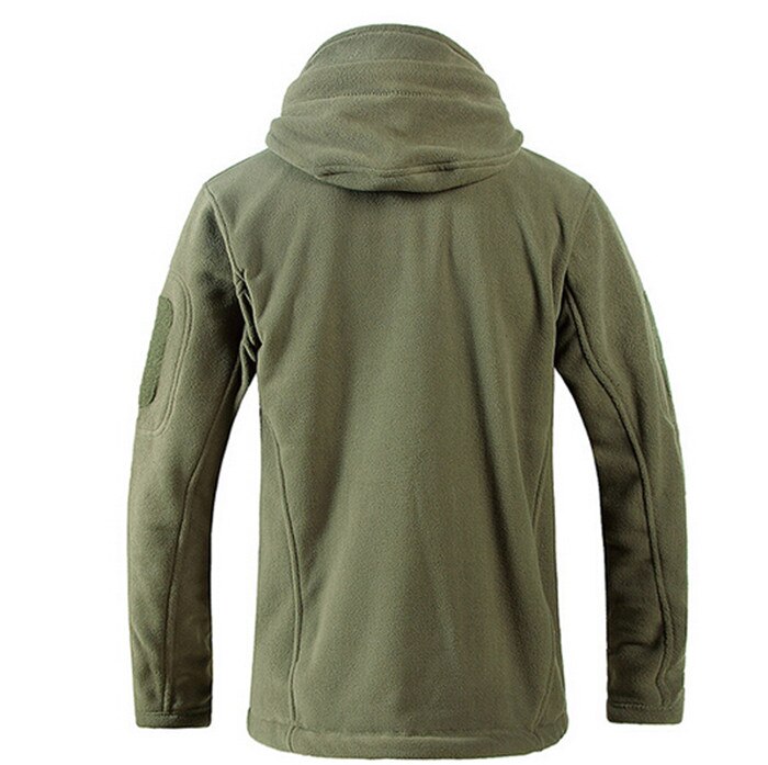 Outdoor warm hiking hunting fleece jacket men women windproof warm-keeping coat sweater windbreaker windcoat Hooded jacket
