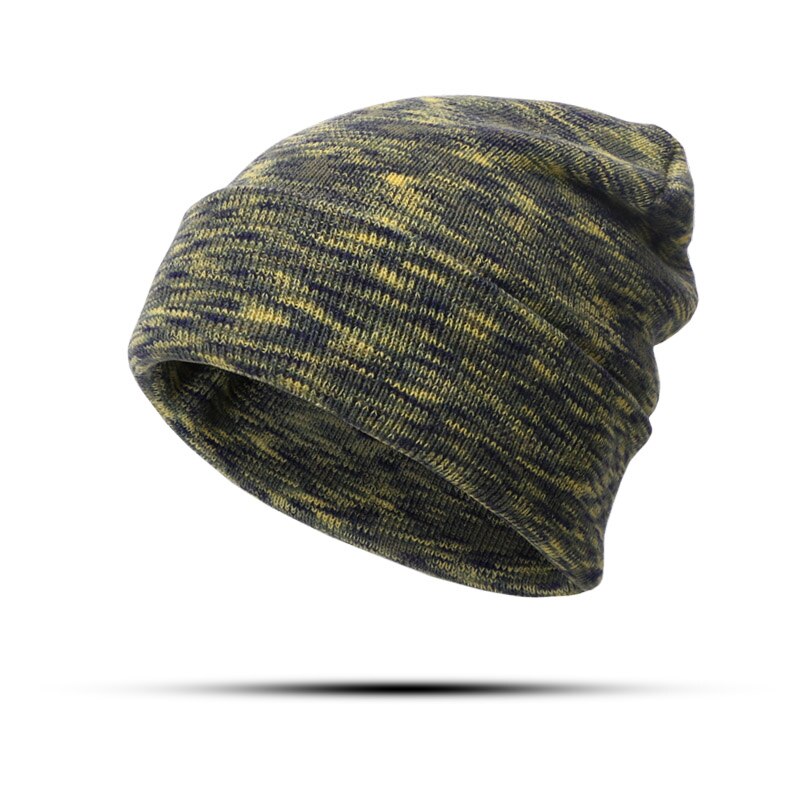 Vinter hue hat tørklæde sæt til kvinder mænd strikket udendørs varm tørklæde hue touch screen handsker sæt skullies hue hat tørklæde sæt: B