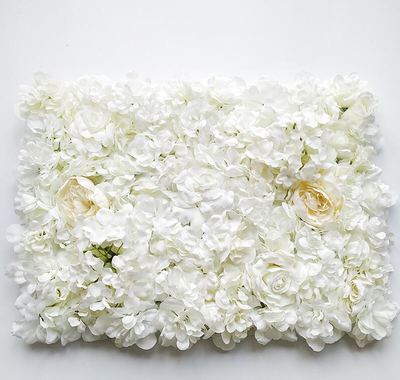 40 x 60cm silke rose blomster væg bryllup dekoration baggrund champagne kunstig blomst blomster væg romantisk bryllup indretning: Som foto 12