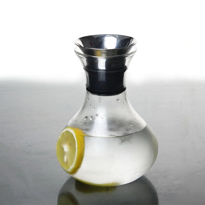 Glass Cold Kettle Bottle Water Pot Transparent Heat Resistant Juice Teapot Pitcher Water Jug Soft Drinkware Ice Dispenser Jarra