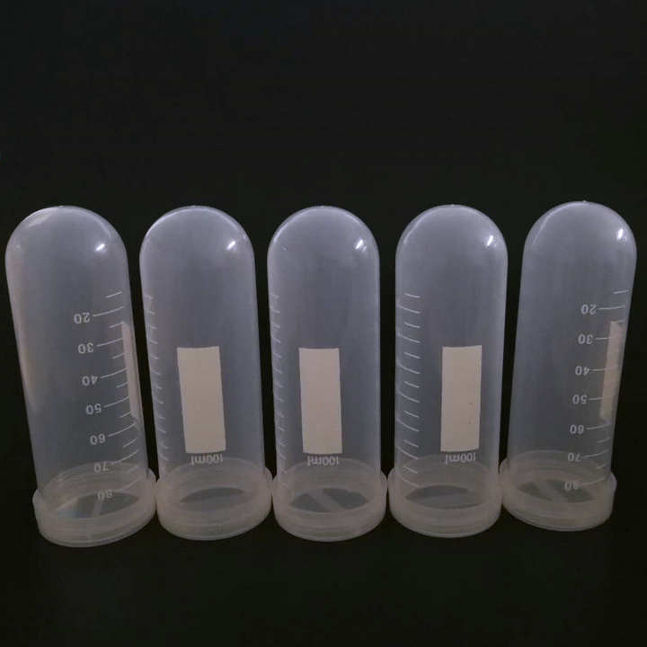 30 Stks/partij 100Ml Centrifugebuis Met Schaal Lijn, sample Buis Met Schroef Cover Cap Gebruik In Pcr Analyze