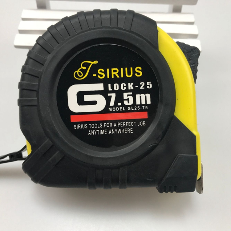 Centimeter measuring tape steel tape measure retractable with lanyard Hand tools Construction tool 3 M / 5 M / 7.5 M / 10 M: 7.5M