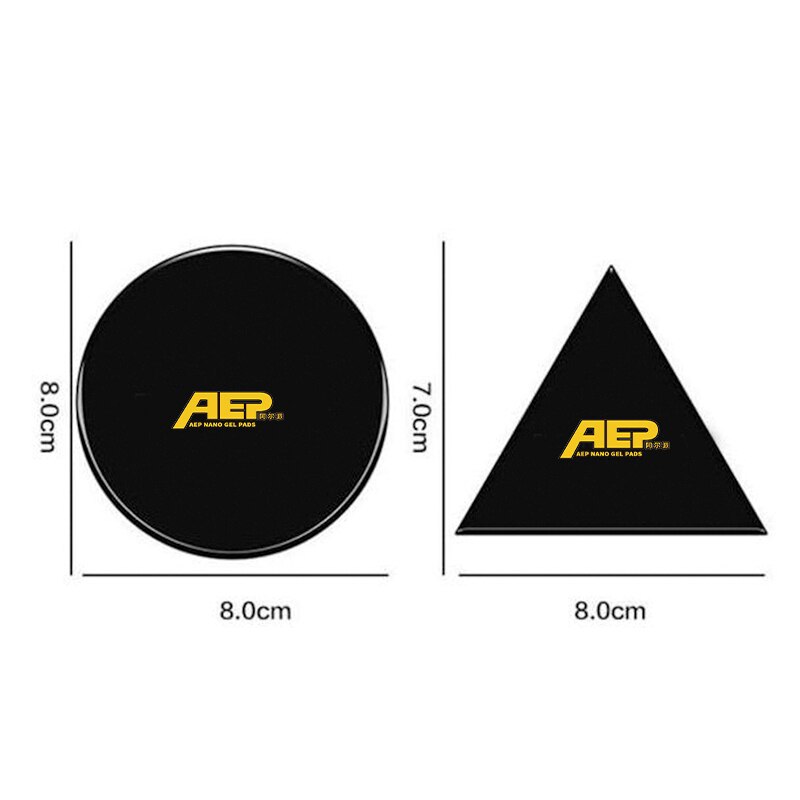 2 Pcs Multifunctional Gel Pads Anywhere Sticky Phone Holder Universal Fixate Pad Car Bracket Wall Holder: 2pcs