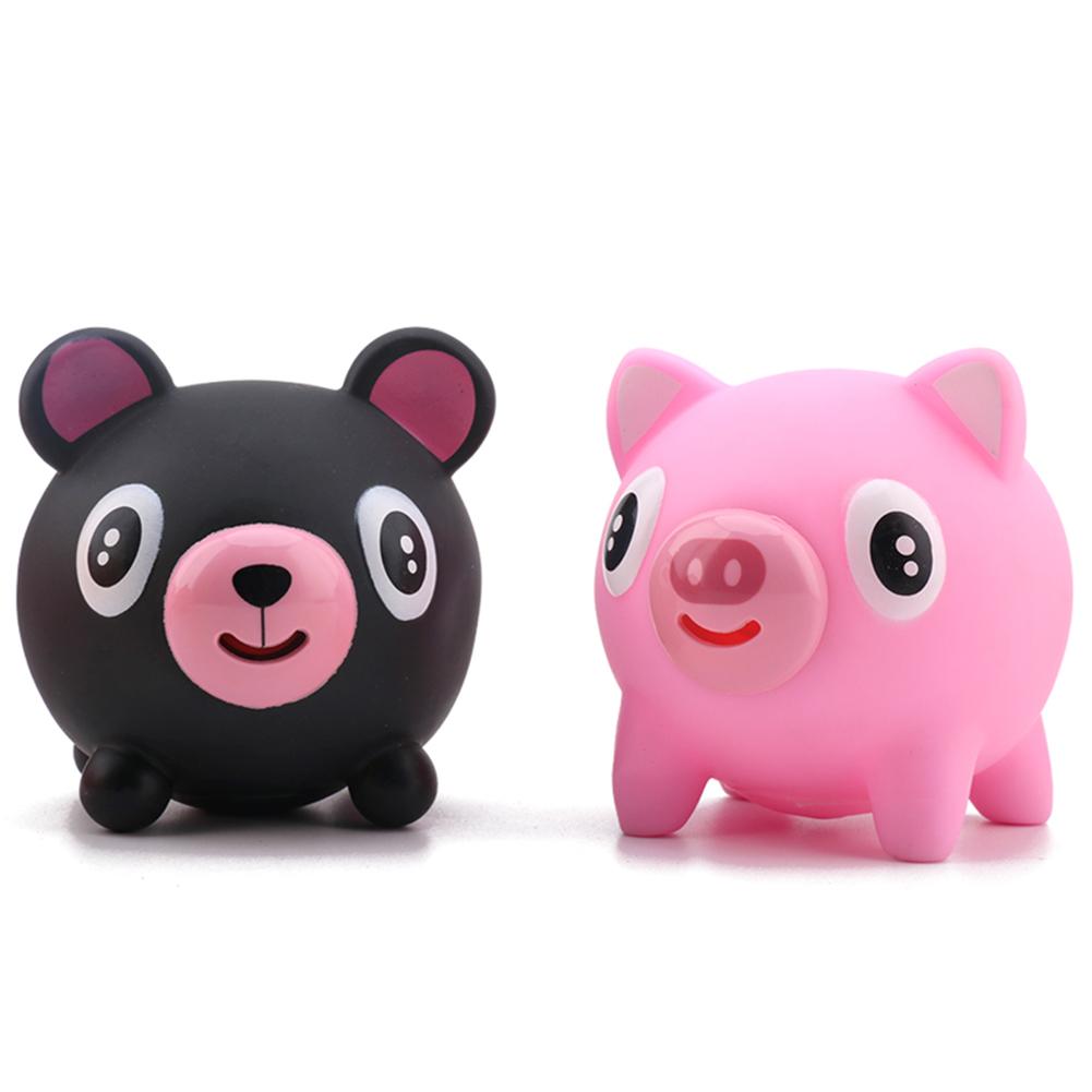 Creatieve Schattige Dier Screaming Tong Steken Stress Reliever Speelgoed Vocale Pop