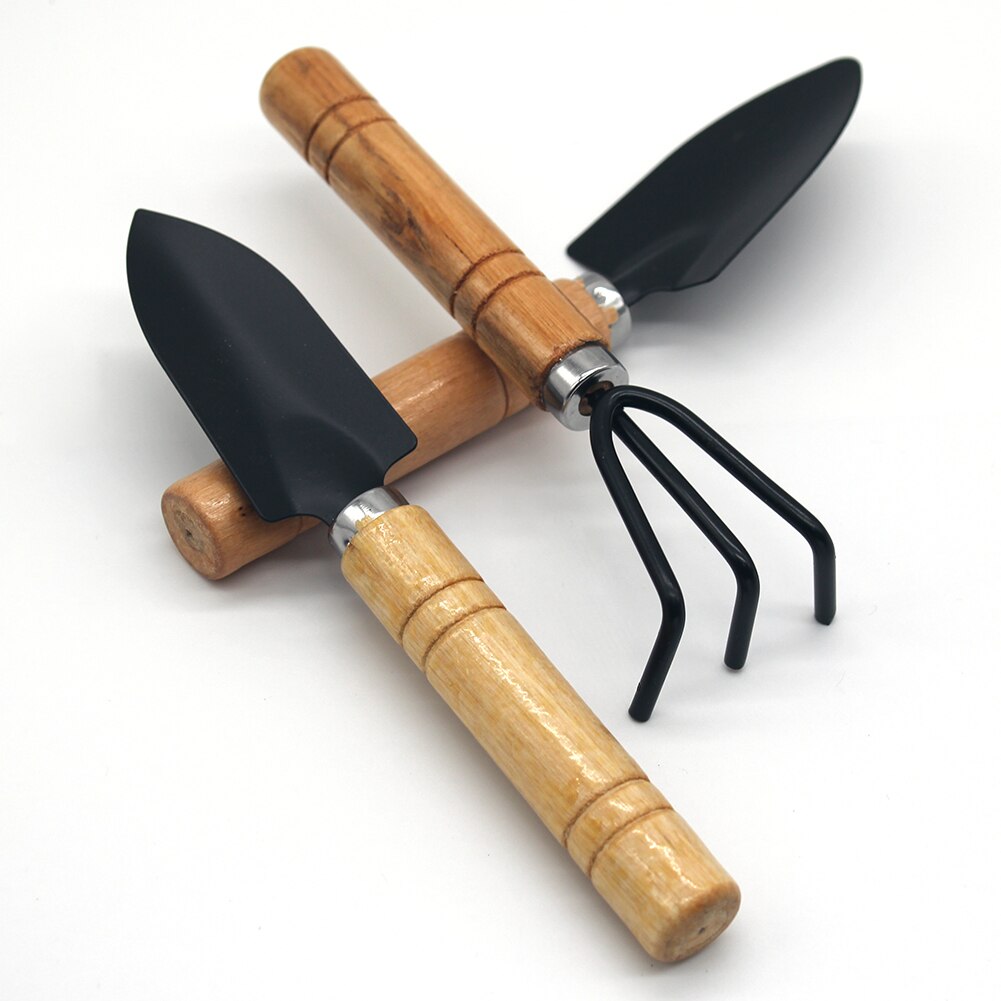 4pcs Shovel Rake Spade Mini Garden Tools for Cultivator Weeder Transplant Tools Balcony Potted Plant Flower Spade Shovel Rake