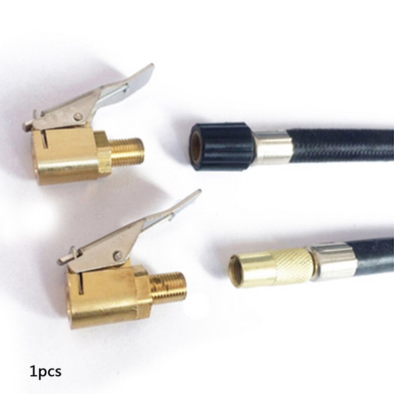 Tire Valve Air Chuck Autoband Quick Release Adapter Connector Messing Clip-On