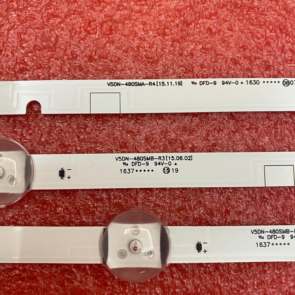 LED Strip for Samsung UE48J5200AU UN48J5200 UE48J5200 UE48J5250 BN96-37296A 37297A SVS48 FCOM V5DN-480SMA-R4 480SMB-R3