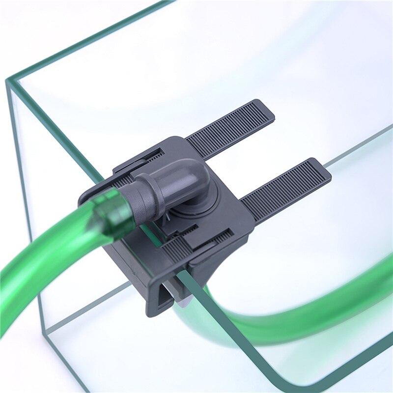 1Pc Plastic Aquarium Aquarium Waterleiding Connector Aquarium Mount Houder Instroom Uitstroom Rekbaar Aquarium Accessoires