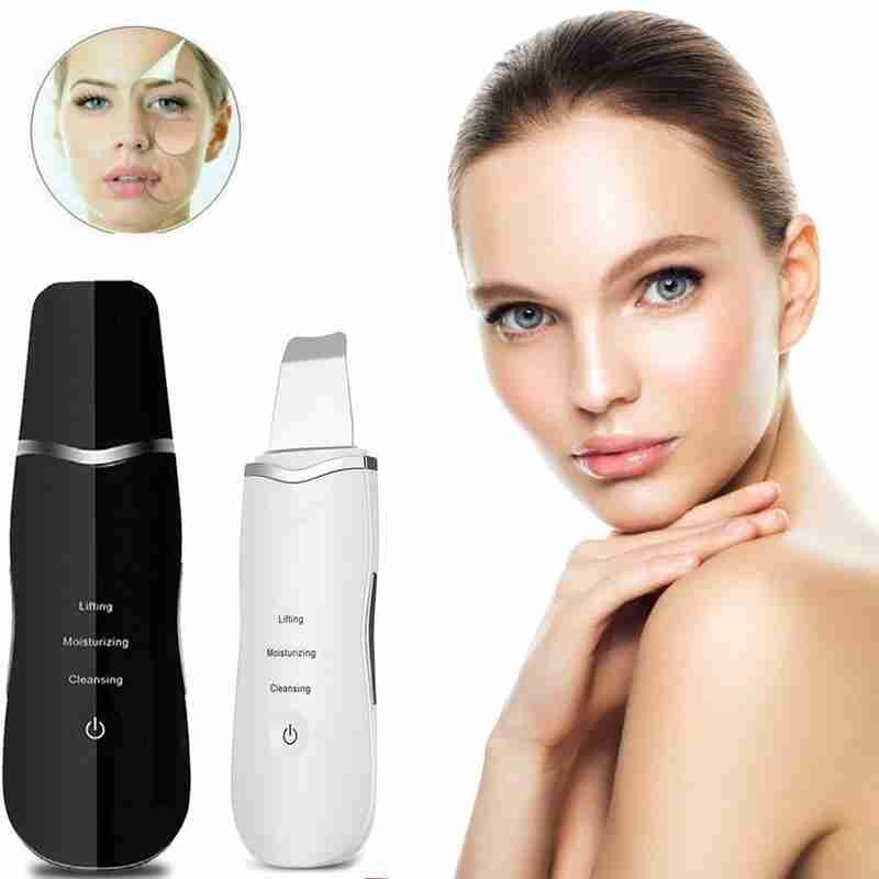 Ultraschall Gesicht Haut Wäscher Reiniger Peeling Vibration Mitesser Entfernung Peeling Poren Reiniger Werkzeuge Wiederaufladbare