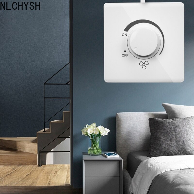 DANLINI Deckenventilator Regler - 86 Stufen Wandschalter 220V Stufenlose Steuerung