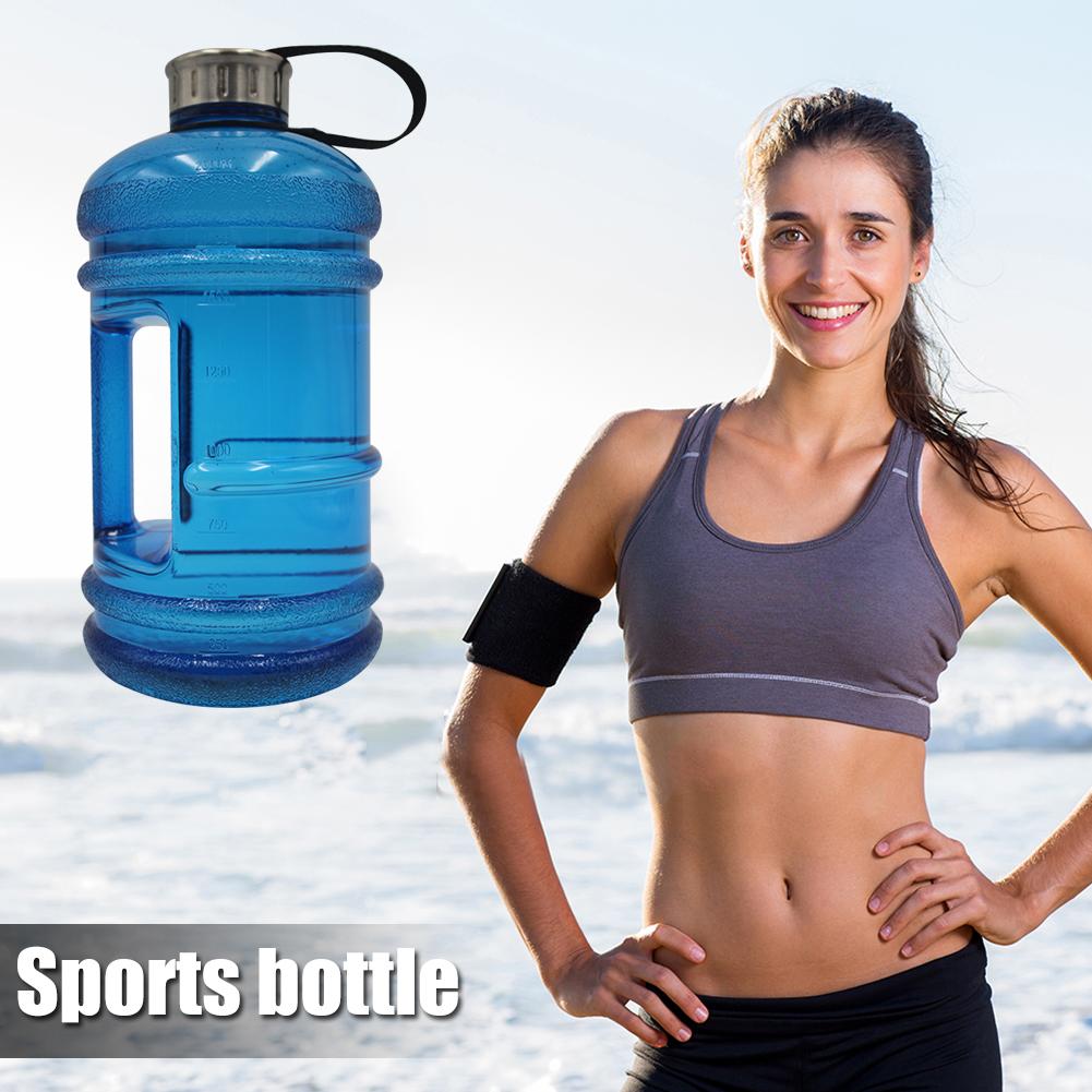 Sport Flessen Slijtvaste 2.2L Water Drinken Fles Petg Bpa Gratis Handgreep Waterkoker Voor Gym Fitness Sport