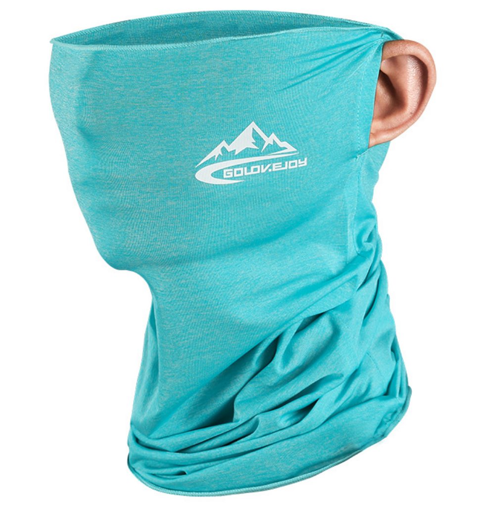 Motorcycle Cool Ride Face Mask Summer Breathable Headgear free size: light blue