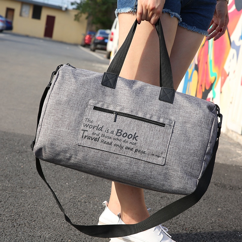 Grote Capaciteit Vrouwen Reistas Opvouwbare Mannen Reis Duffle Zakken Waterdichte Oxford Bagage Handtas Weekend Grote Zak Verpakking cube