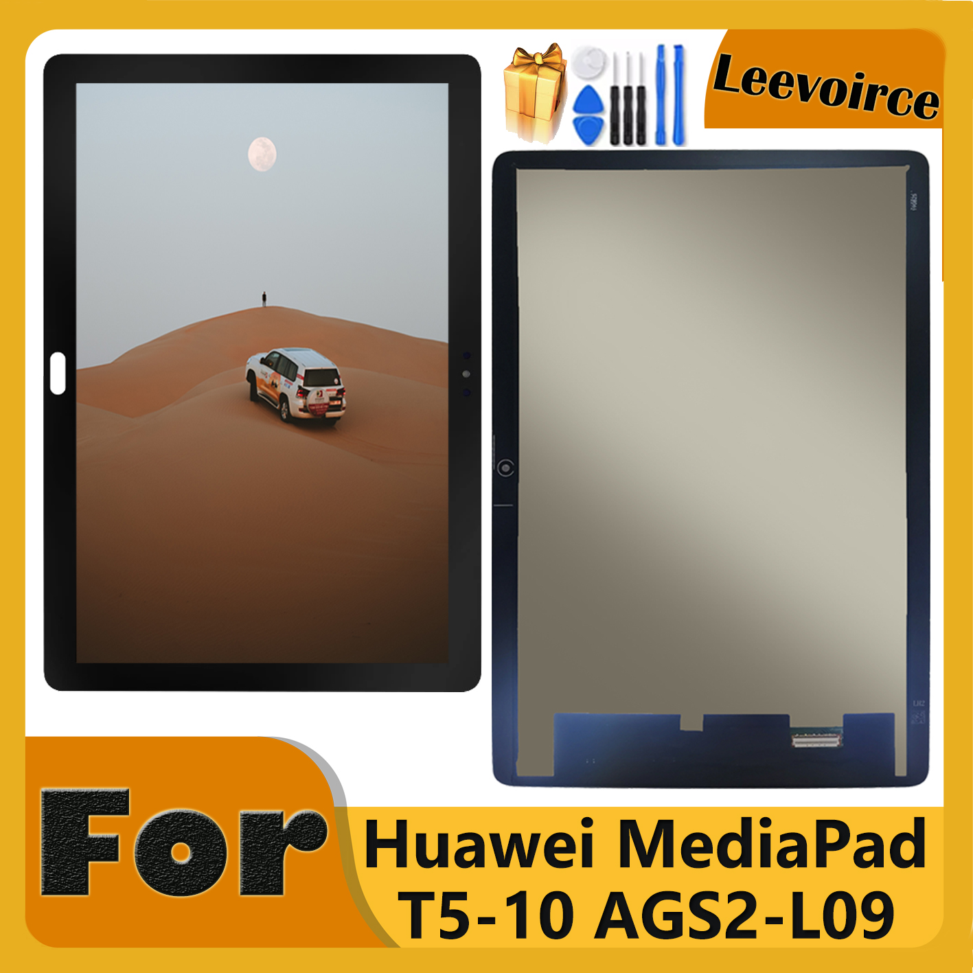 T5 Lcd Voor Huawei Mediapad T5 10 AGS2-L09 AGS2-W09 AGS2-L03 AGS2-W19 Lcd Display Touch Screen Digitizer Vergadering + Gratis Tools