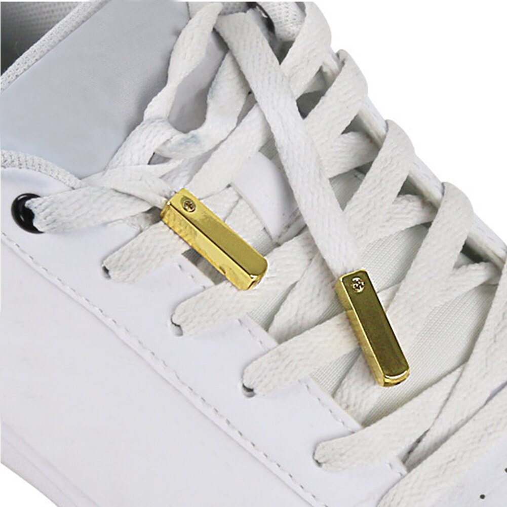 4PCS/Set Decorative Screw On Jackets Replacement Hoodies Sweats Metal Aglet Polished Shoelaces Tips For Sneakers Zinc Alloy DIY