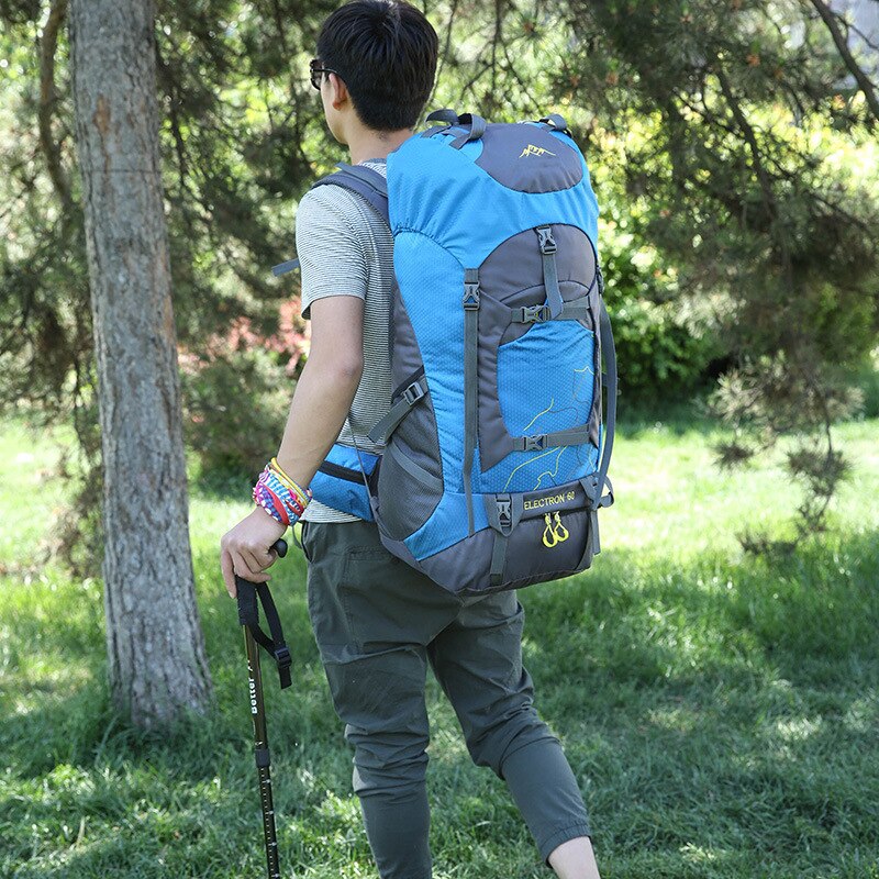 60L Waterproof Climbing Hiking Camping Backpack Women&amp;Men Pack Mountain Rucksack Outdoor Sport Tourism Travel Bags