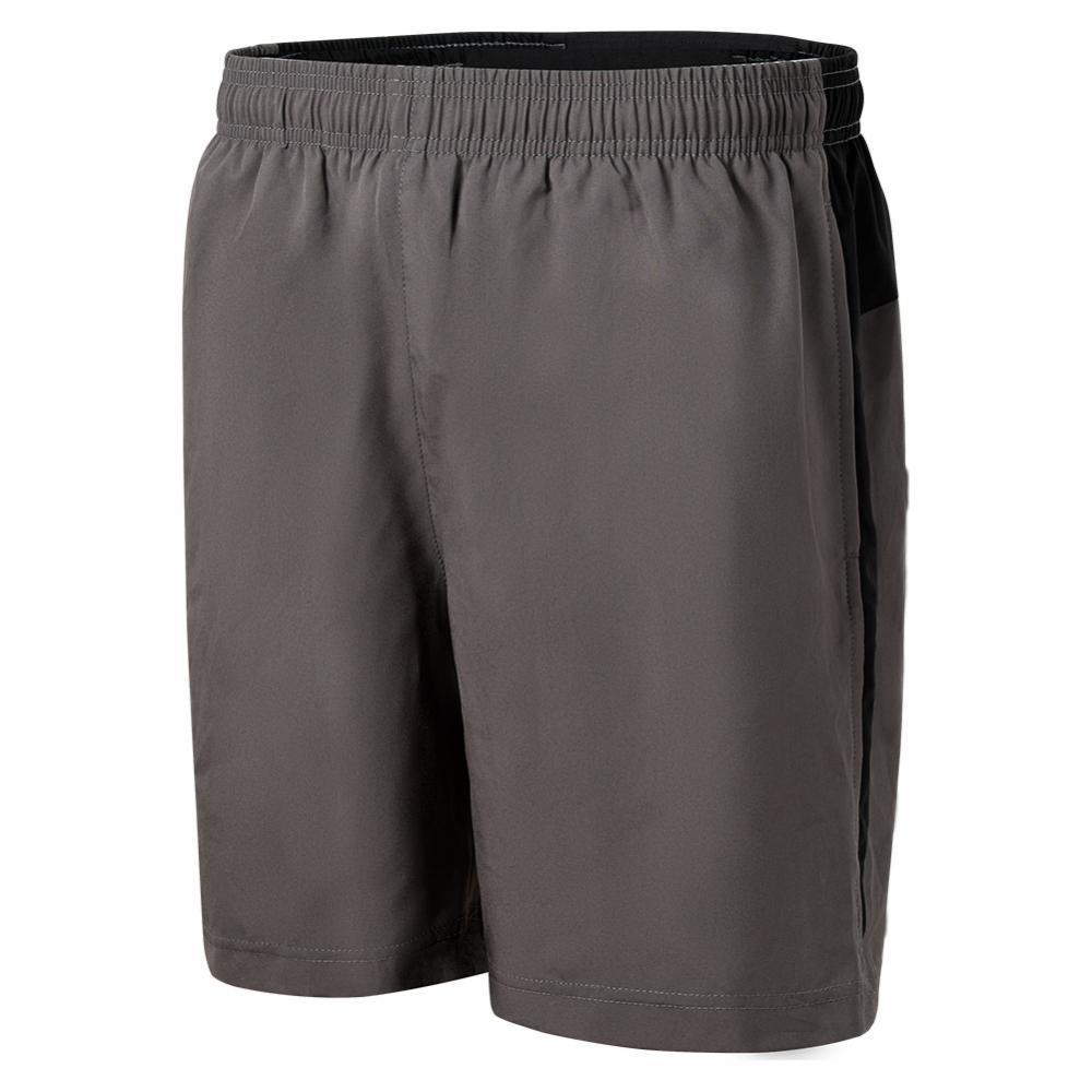 Bañadores de secado rápido para hombre, pantalones cortos deportivos con cordón, para playa, Verano: Grey / XL