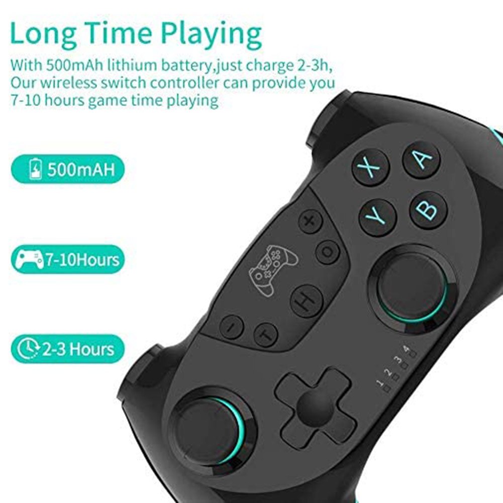 Dual Motor Trillingen Draadloze Controller Gamepad Elektronische Machine Accessoires Voor Schakelaar/Schakelaar Pro Gyro As