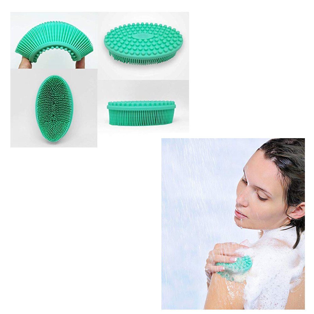 Gezicht & Body Zachte Scrub Huid Peeling Bad Douche Massage Noppen Verbeteren Cellulitis Head Body Massager Spa Shampoo Wassen Kam