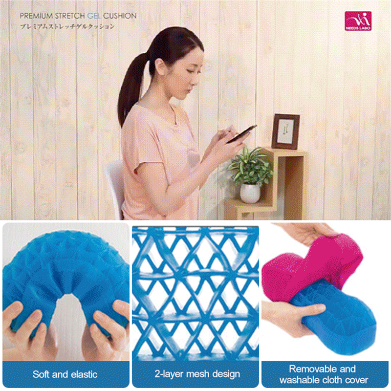 Elastyczna żelowa poduszka wielofunkcyjna poduszka ortopedyczna poduszka oddychająca poduszka ortopedyczna kręgosłw górę szyjny z wyposażeniem ochronnym