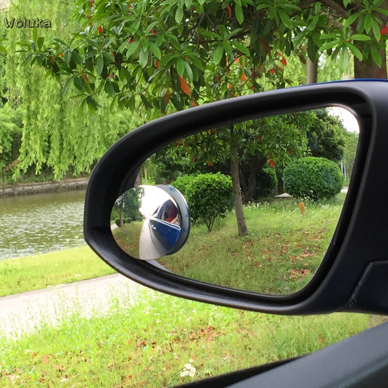 Rearview mirror small round mirror car infinite glass blind spot assisted wide-angle lens 360 degree mirror CD50 Q02