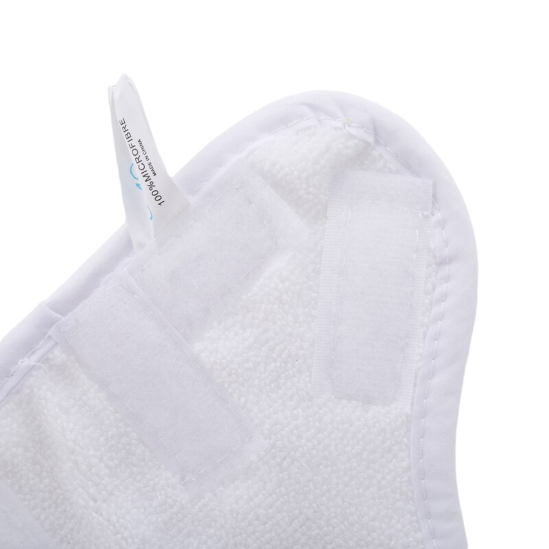 Huishoudelijke klittenband reinigingsdoek dweil accessoires driehoek microvezel stoomreiniger wasbare vervangende pad