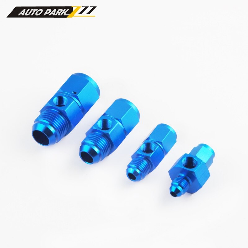 AN4 6 8 10 Man-vrouw 1/8 "Npt Gauge / Sensor Zijpoort Adapter Olie Brandstof Fitting Slang end