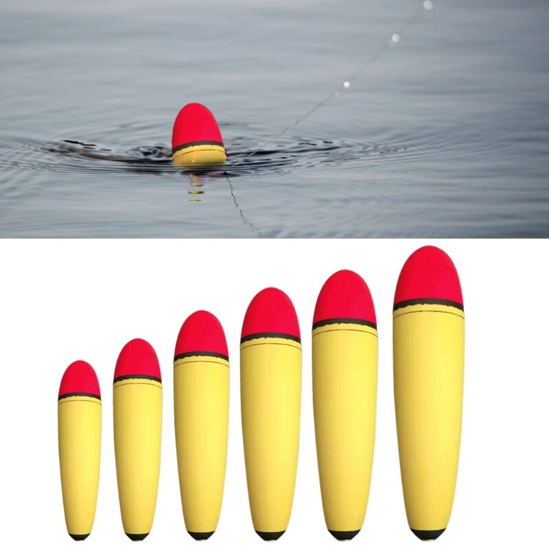 5 st bärbar flytkraft eva foam fiske flöte led inline bobbers flytande katt fisk gädda camping fiskeutrustning