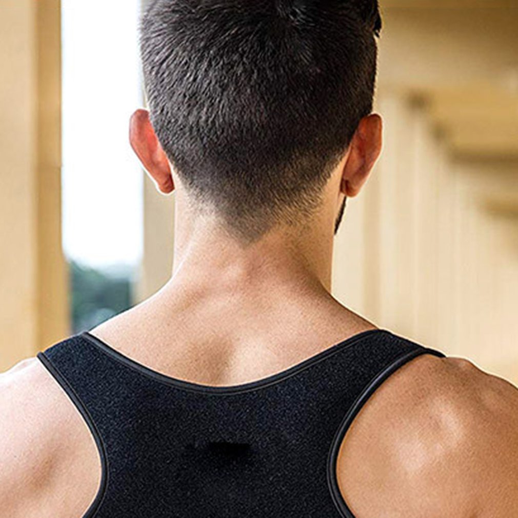 Black Back Correction Belt Posture Correcting Band... Grandado