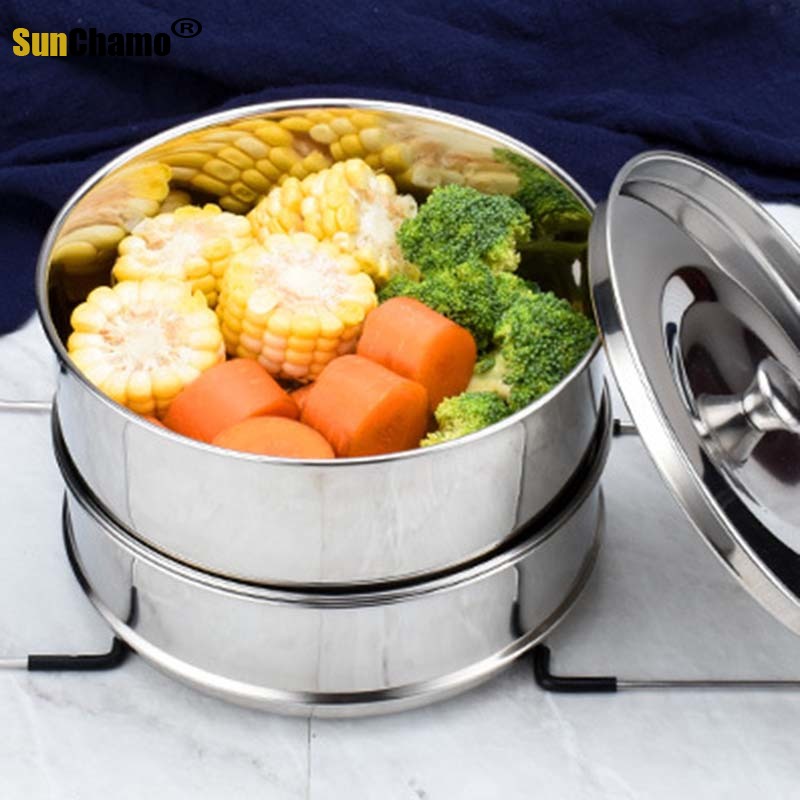 304 Stackable Stainless Steel Pressure Cooker Plug-in Cookware Peripheral Accessories Food Grid Stainless Steel Steamer