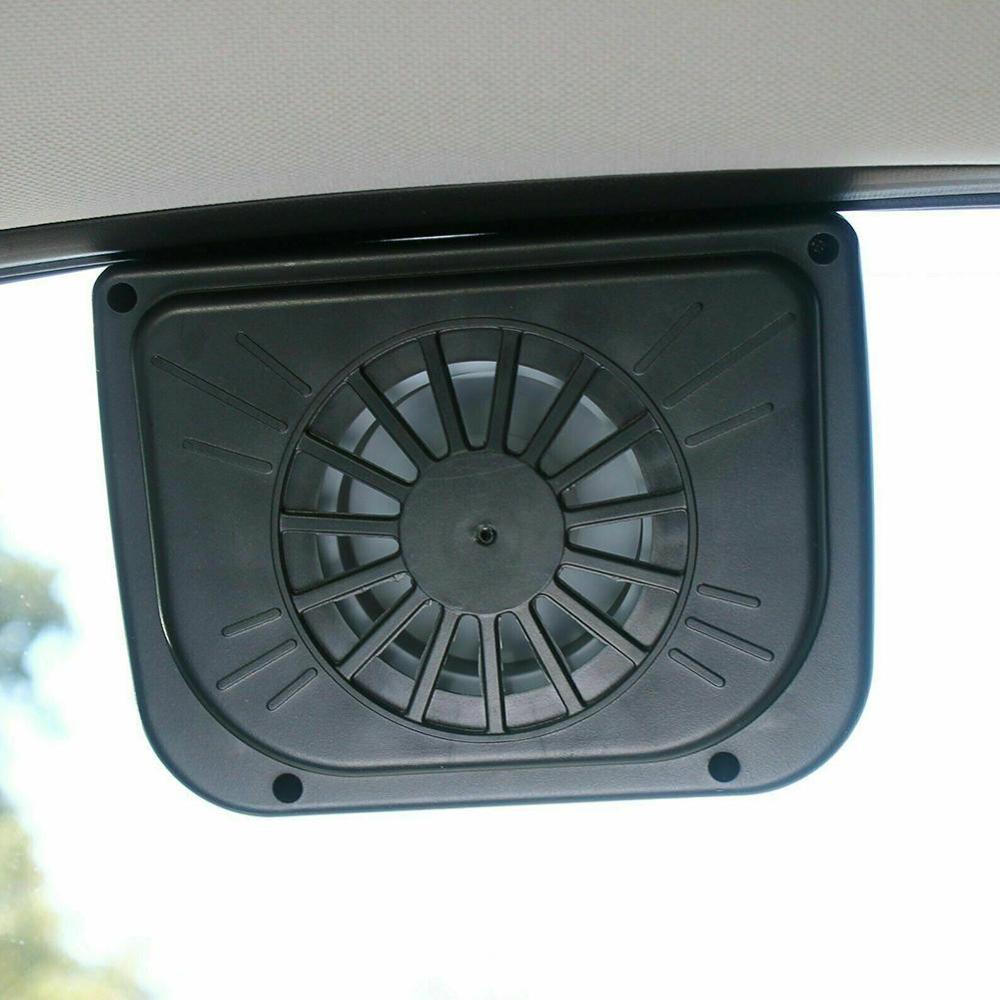 Solar Powered Car Exhaust Fan Air Vent Cool Fan Auto Cooler System Ventilation L1B3