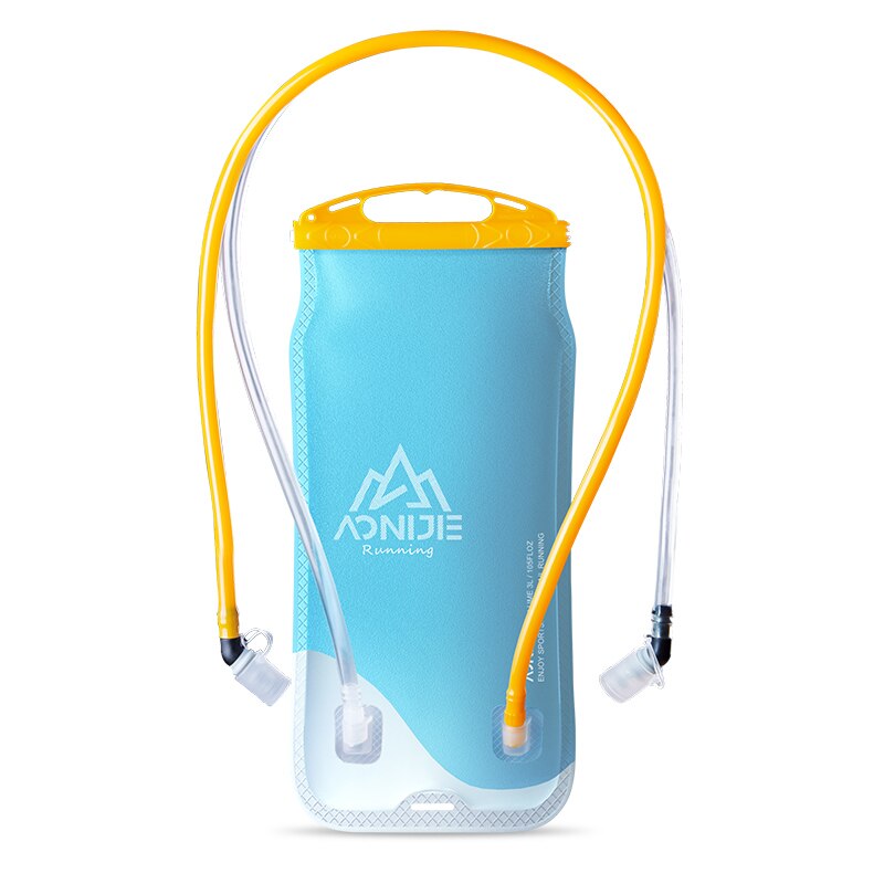 AONIJIE-contenedor doble SD56, bolsa de agua de 2L, depósito suave, paquete de hidratación, bolsa de almacenamiento de bebidas, libre de BPA con tubería doble: 2L 1PCS