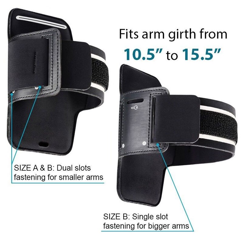 Universal Lauf Gym Armband Wasserdichte Handy Tasche für iPhone 6 7 plus Xiaomi Redmi Hinweis 3 4 4X Sport Mobile telefon Fall für Lauf