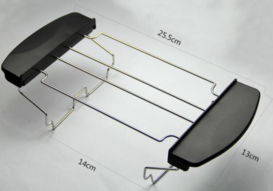 2/4 pieces Bread Toaster Parts Foldable Stainless Steel Rack