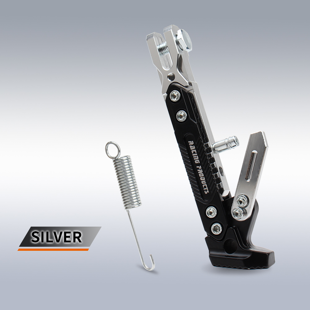 Podpórka motocyklowa parking kopnięcie podstawka Wspornik Stopka Boczna Podpórka Uchwyt na kulę brud rower Motocykl Uniwersalny statyw ze stopu: MULTI