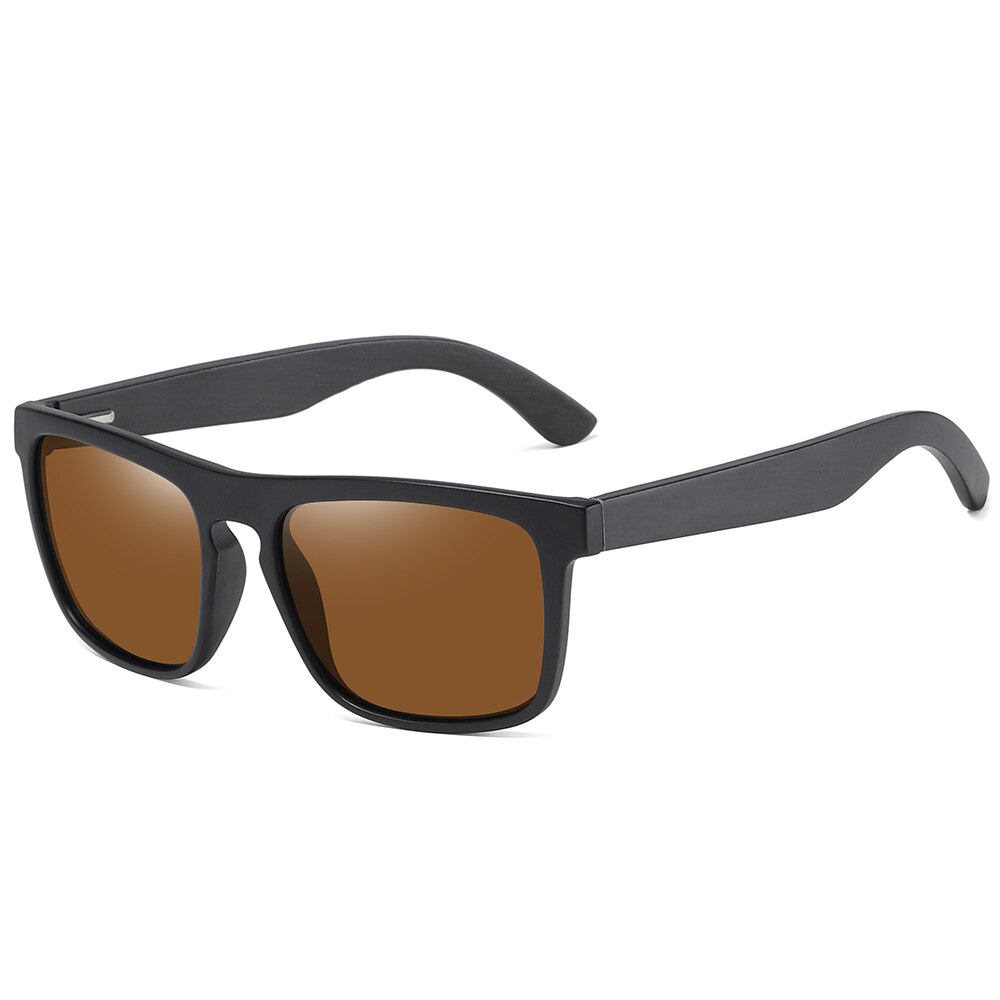 Gafas de sol de madera para hombres y mujeres Con montura negra Vintage cuadrada GM gafas de sol polarizadas Retro oculos