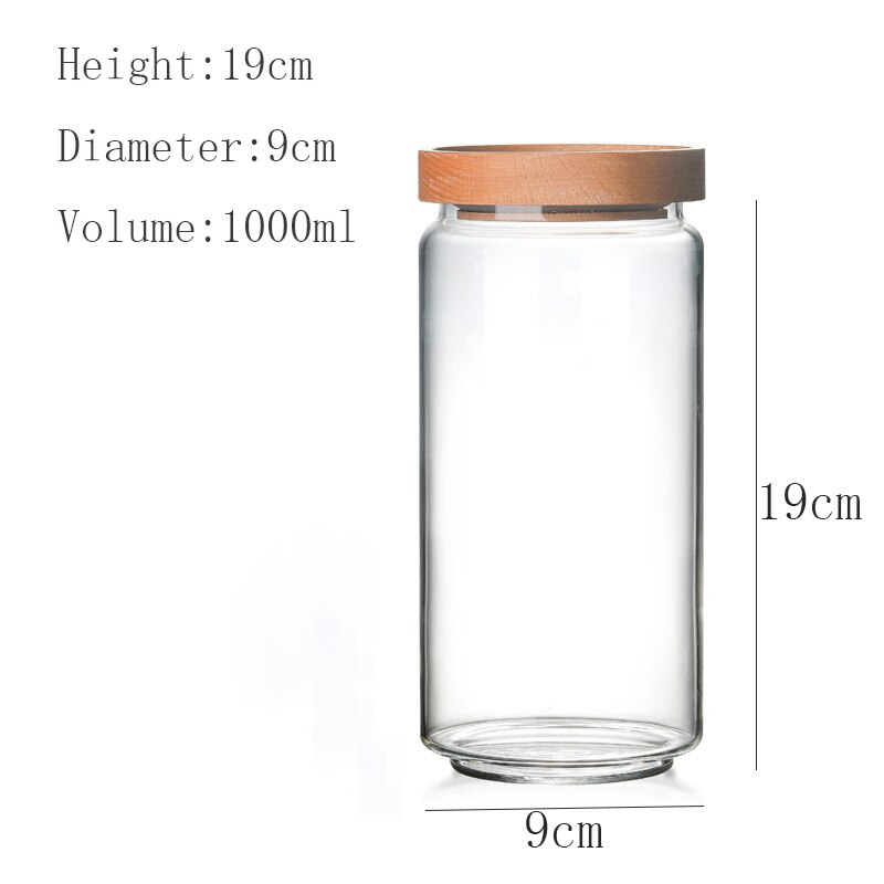 Spice Jars Heatresistant Glass Coffee Jars Tea Se... Grandado