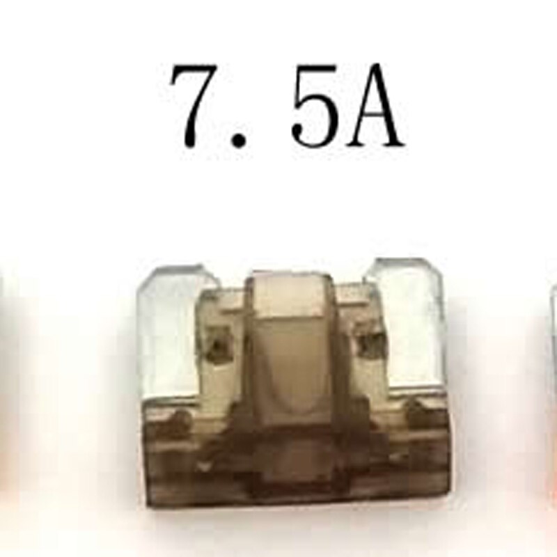 10pcs 5A 7.5A 10A 15A 20A 25A 30A Micro Car Fuses For Ford Fox Mondeo Dodge Jeep: Brown