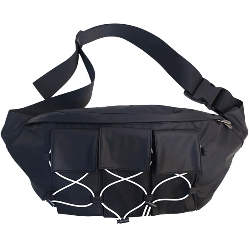 Marca original grande-capacidade saco de peito de rua personalidade trabalho feito com ferramentas saco de função casal tendência japonesa saco de desporto saco do mensageiro