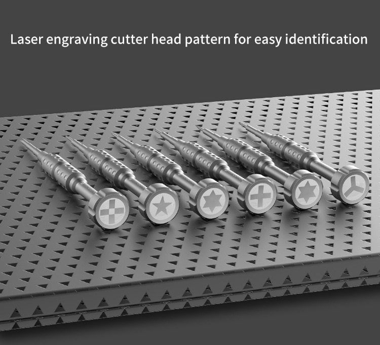 schroevendraaier luchtvaart aluminium handvat extra harde voor iphone samsung demontage tool als effectief als QIANLI Schroevendraaier