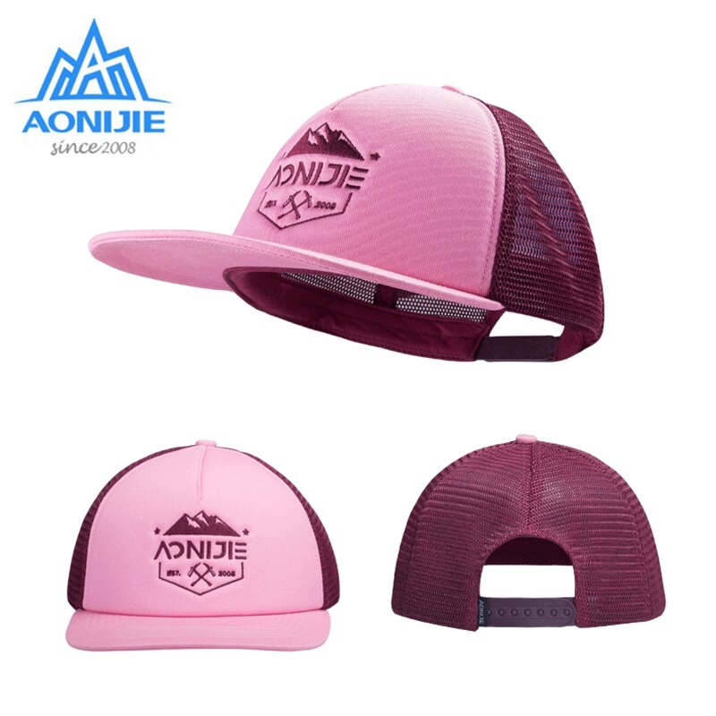 AONIJIE-sombreros de béisbol con visera para hombre y mujer, gorra de béisbol con visera, protección UV, Snapback, ajustable, malla transpirable, para deportes al aire libre, viajes, E4605