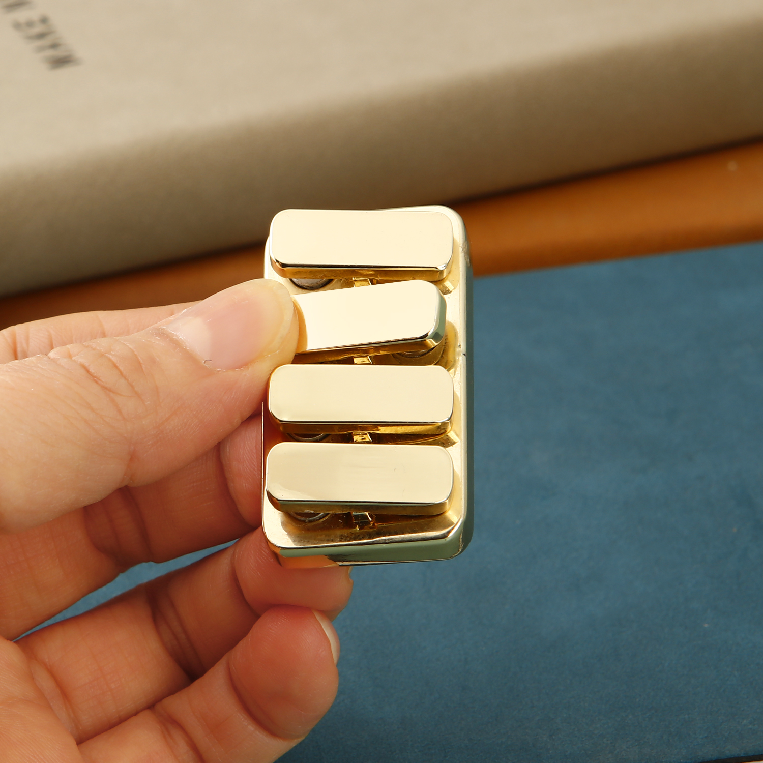 Deslizador magnético de Metal para adultos, Mini juguetes sensoriales con yema del dedo, giroscopio, onda de sonido, descompresión EDC, juguetes de escritorio de oficina