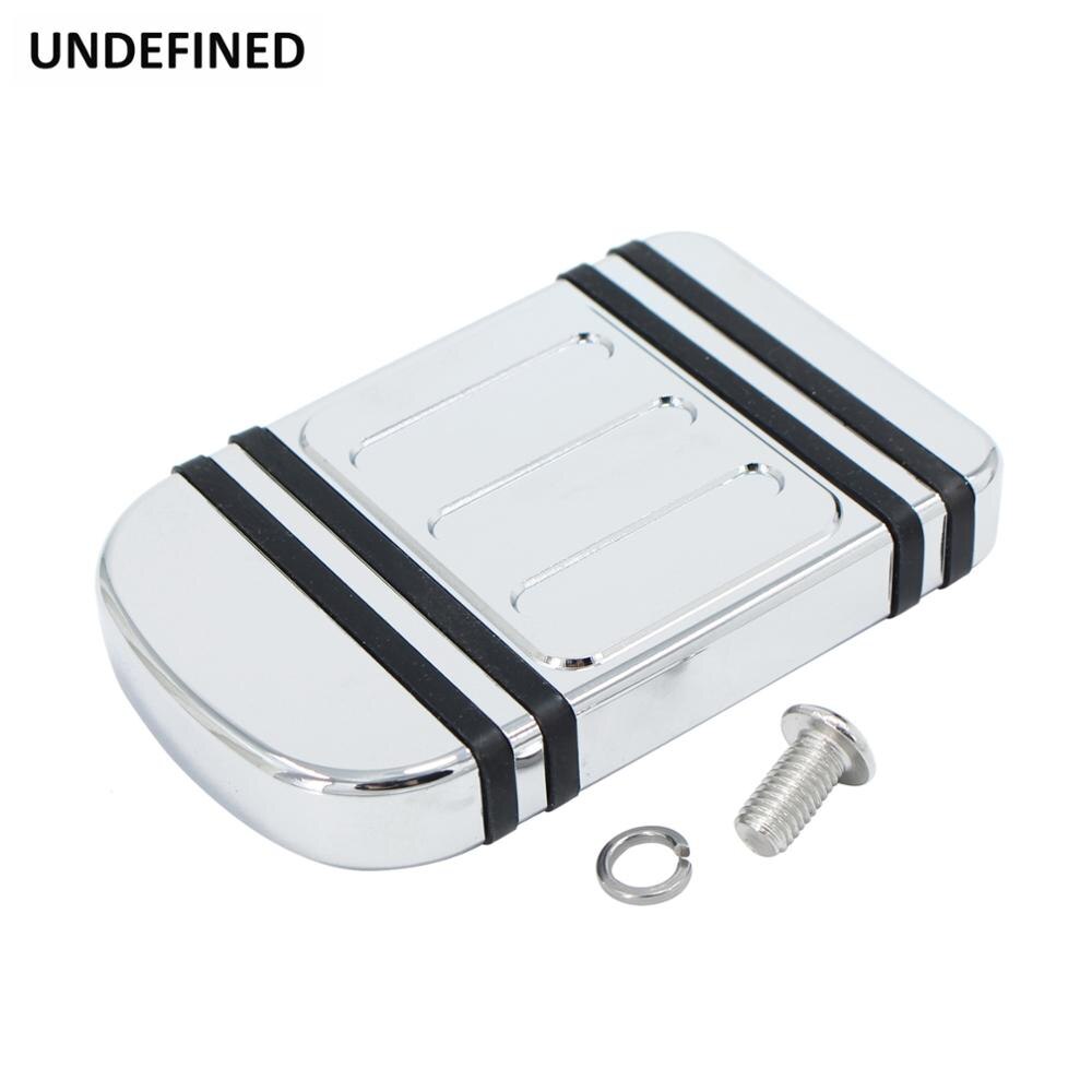 Motorcycle CNC Large Brake Pedal Pad Cover Foot Pegs For Harley Touring Road King Street Glide FLH Softail FXST Dyna FLD Trike