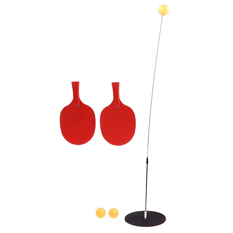 Portable Ping Pong Training Tool Soft Shaft Practice Trainer Self-study Machine Table Tennis Ball Set Home Exercise