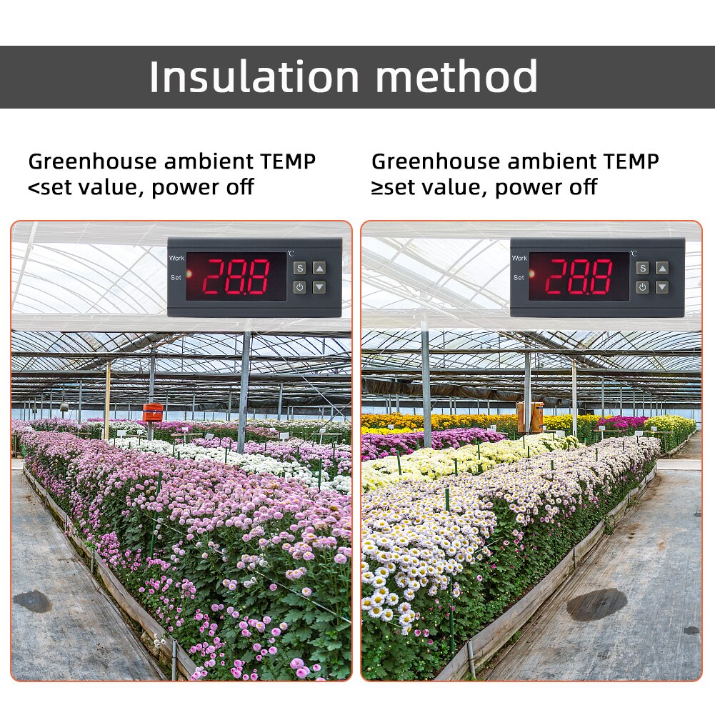 MH1210W Digitale Temperatuur Controller AC90-250V 10A 220V Thermostaat Regulator Met Sensor -50 ~ 110C Verwarming Koeling Controle