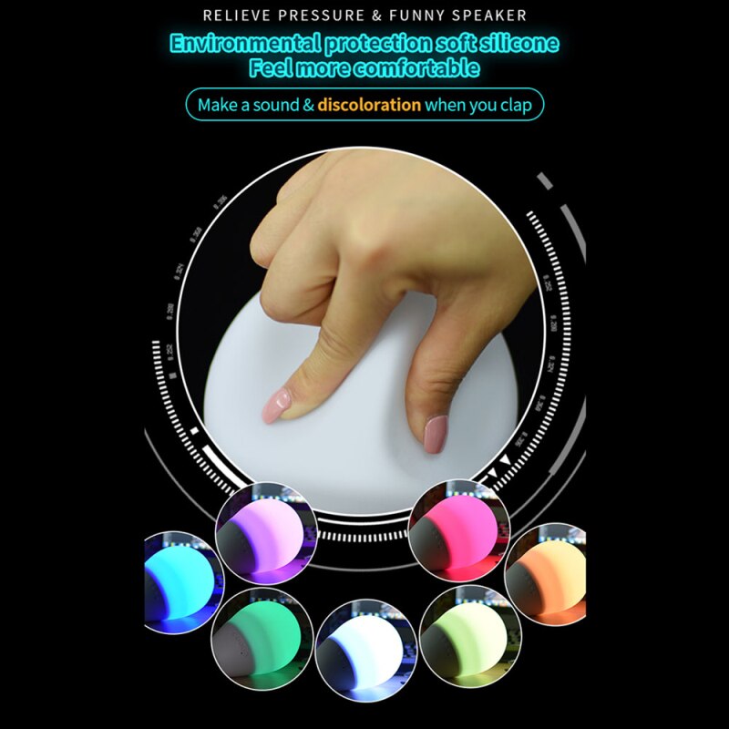 5W Bluetooth Wireless LED Light Bulb RGB Colorful Music Playing Chargable Lamp Entertainment Funny Speaker For Relax And Unzip
