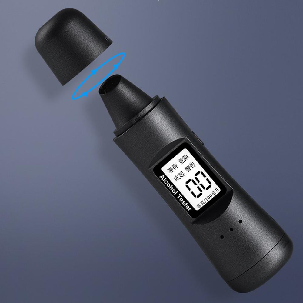 Portable Car Alcohol Tester Household Car Blowing Breath Alcohol Tester