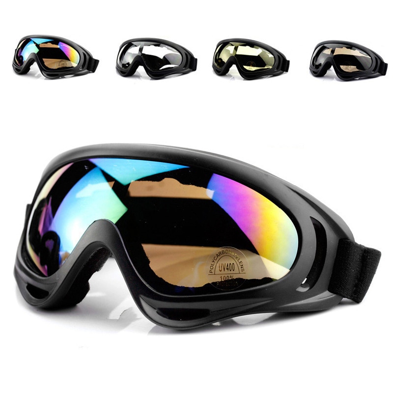 Winter Skiën Goggles Sneeuw Sport Snowboard Anti-fog Sneeuwscooter Winddicht Stofdicht Bril UV400 Skate Ski Zonnebril Eyewear