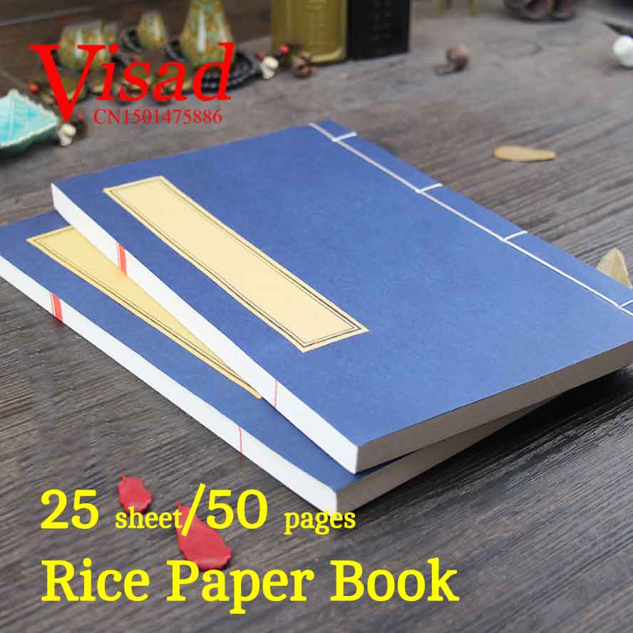 1 stuk antiqued Chinese Xuan Papier Boek Kalligrafie Schilderen Boek Xuan papier Schilderij