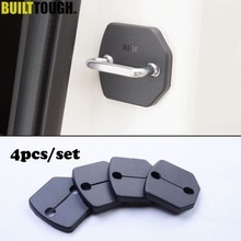 For volvo  xc60 xc70 s60 s80 v60 bil dørlås deksel anti-rust dør låse spenne beskytter case cap klistremerke